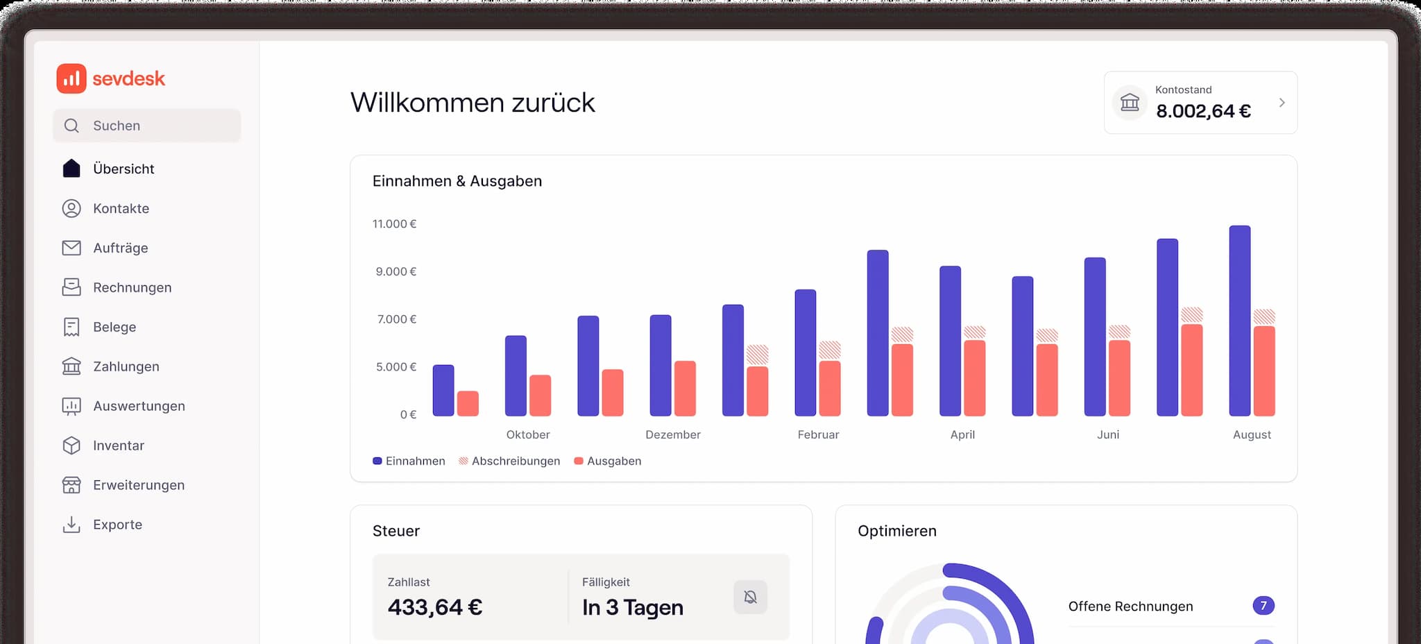 Sepaheld - Lastschriften-Einzug automatisieren mit sevdesk